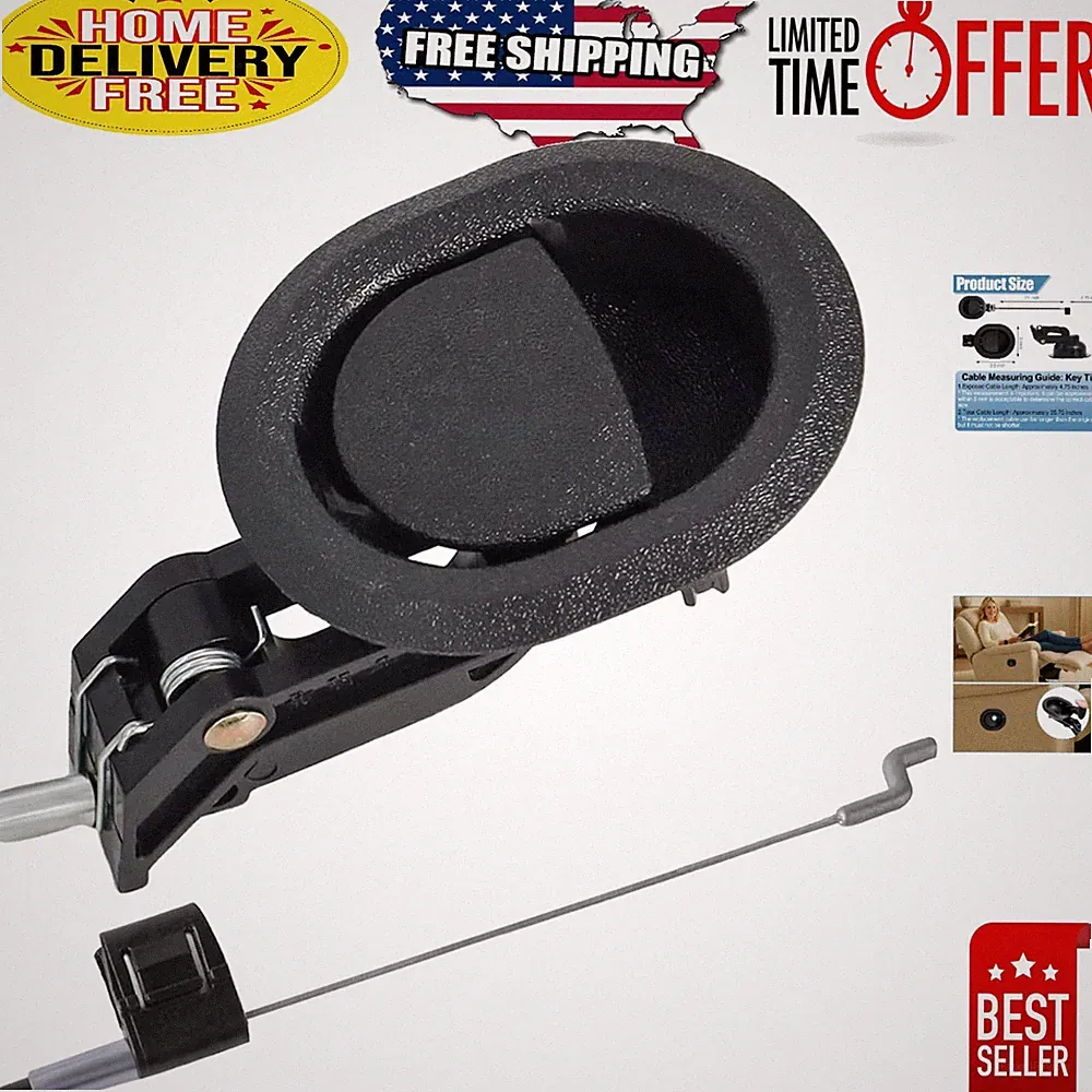 Heavy-Duty 3.5x3 Inch Recliner Handle - Perfect for Lazy Boy and Ashley Models