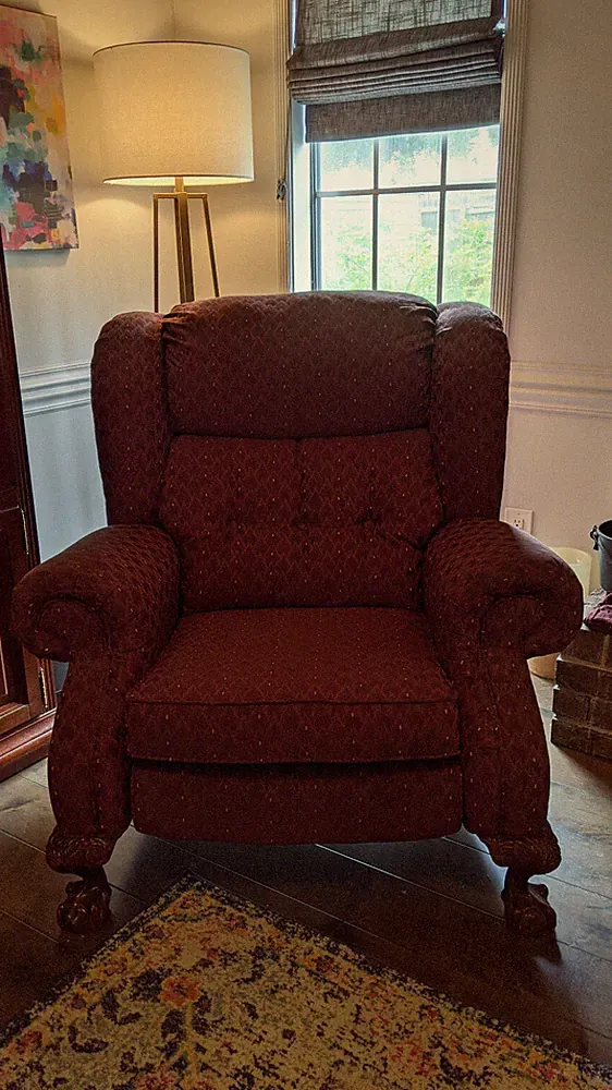 Lane Furniture Traditional Reclining Chair, Side Chair, Accent Chair, Used