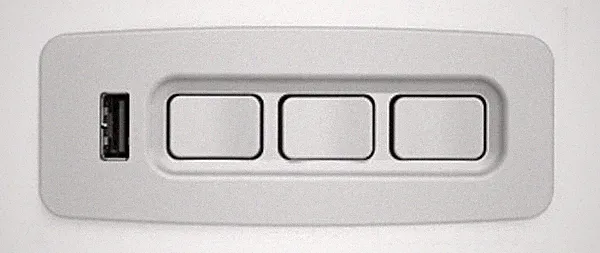 Power Headrest, Power Recline, Power Lumbar Replacement Button Control with USB