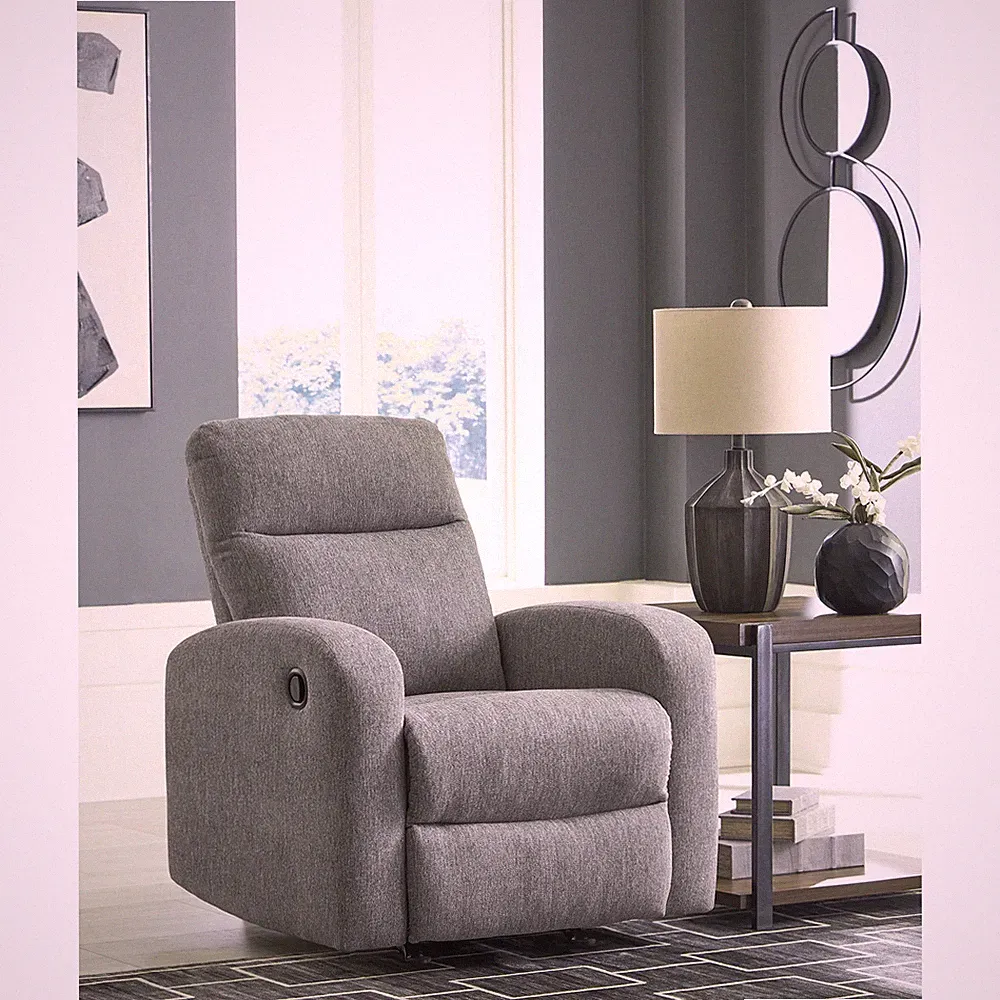 Signature Design by Ashley Carrigan Lane Rocker Recliner, Pull Tab Reclining