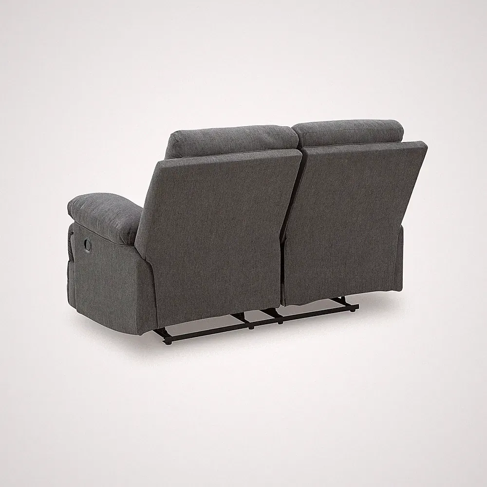 Signature Design by Ashley Yarrow Lane Gray Reclining Loveseat